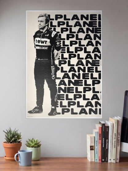 Fernando Alonso | Speed and Passion | F1 Poster