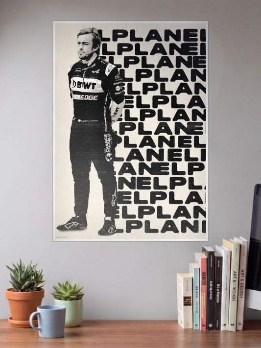 Fernando Alonso | Speed and Passion | F1 Poster