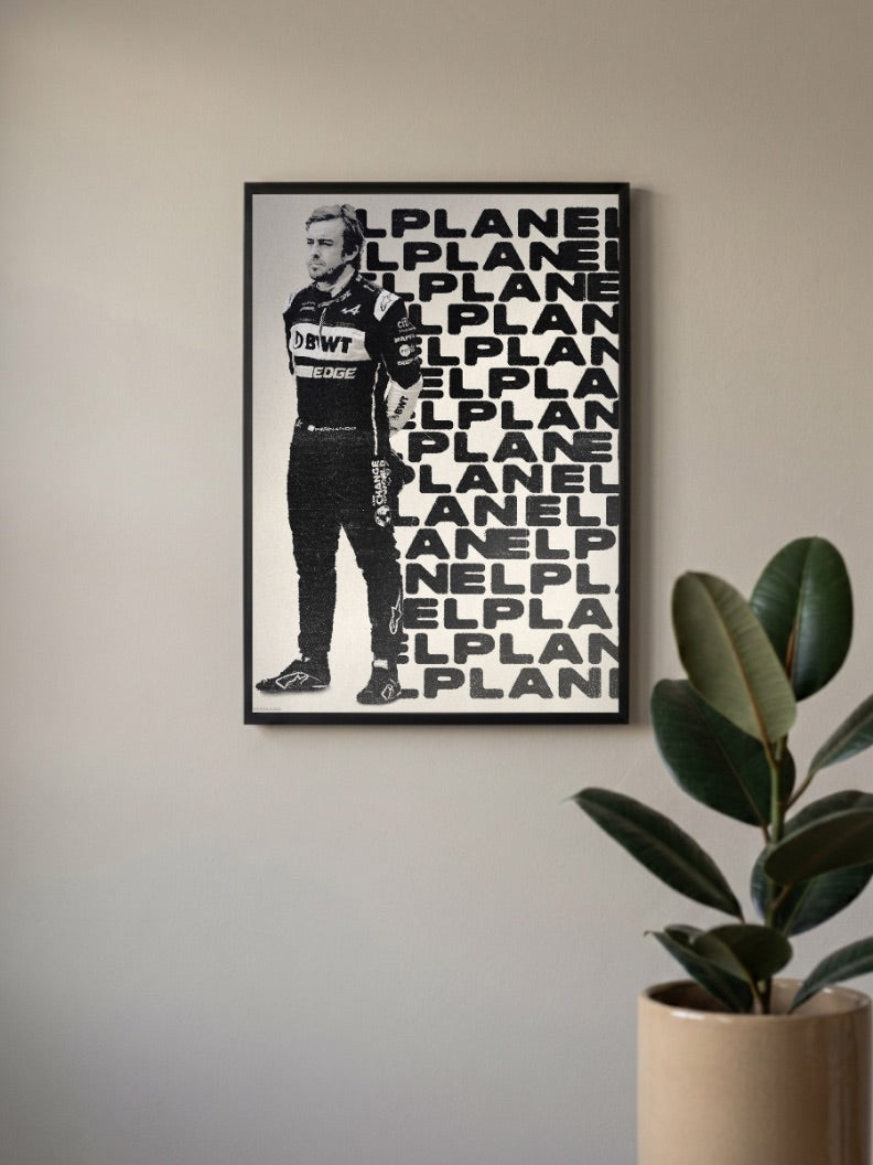 Fernando Alonso | Speed and Passion | F1 Poster