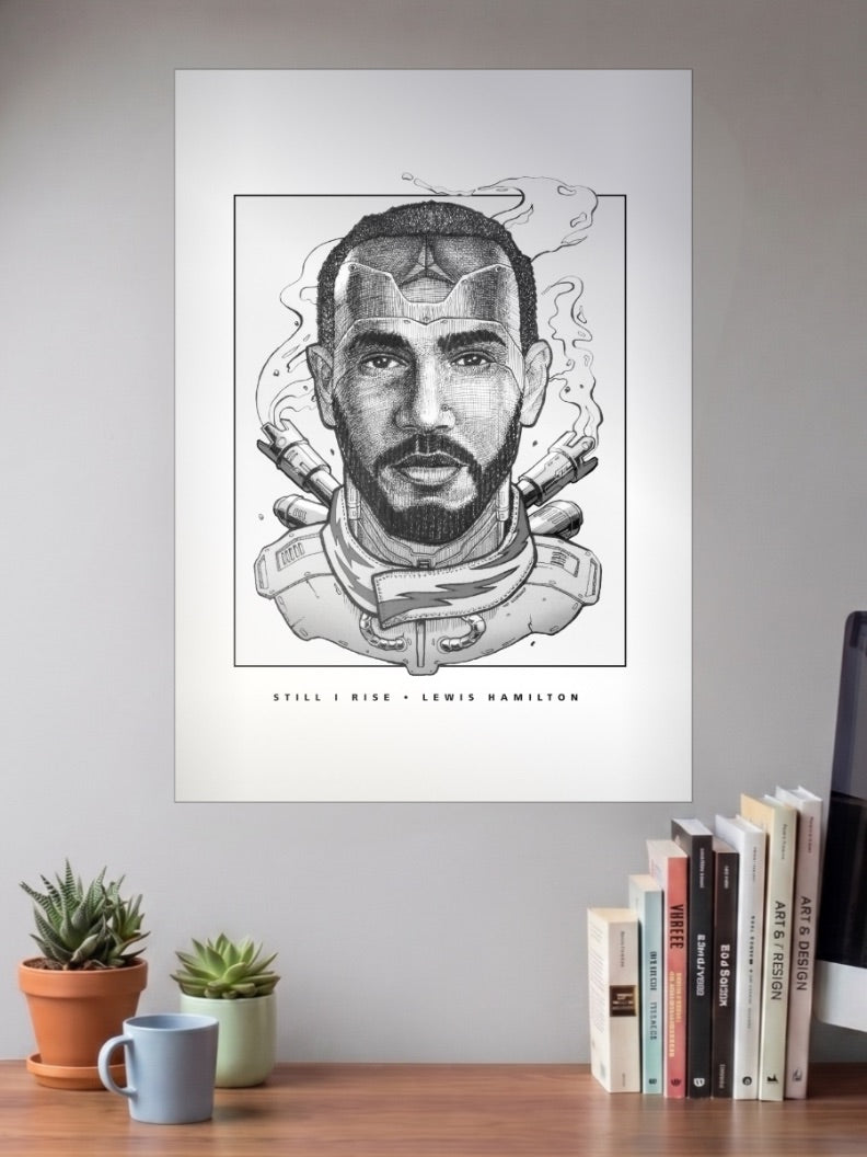 Lewis Hamilton - Rise and Shine Poster