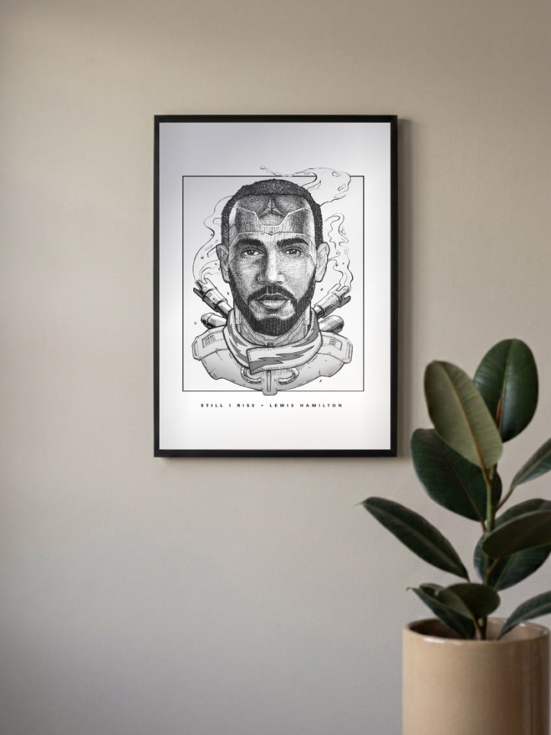 Lewis Hamilton - Rise and Shine Poster