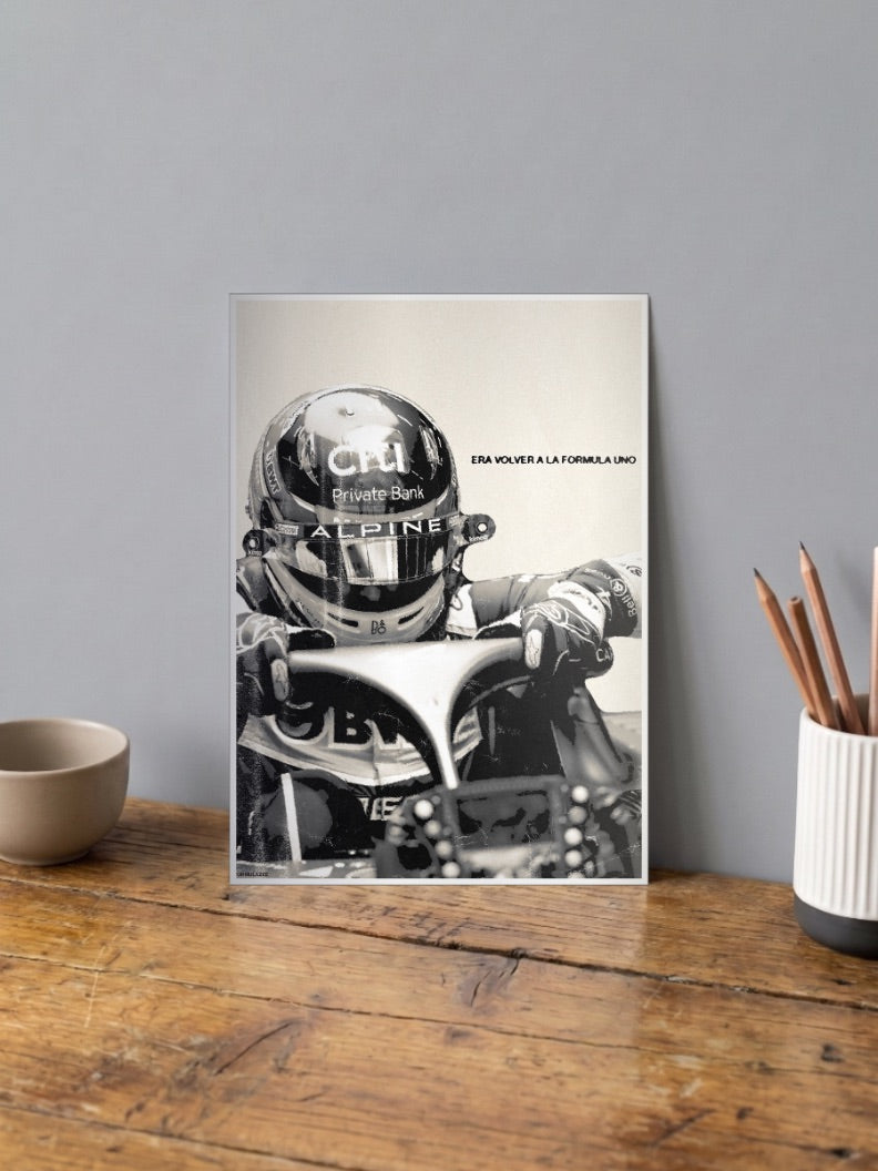 El Nano: The Matador of Speed | Fernando Alonso | F1 Poster