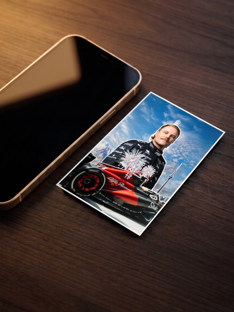Valtteri Bottas Alfa Romeo F1 Poster