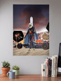 Max Verstappen Desert Walk F1 Poster