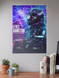 LEWIS HAMILTON Formula 1 Poster