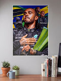 LEWIS HAMILTON CHAMPION Poster