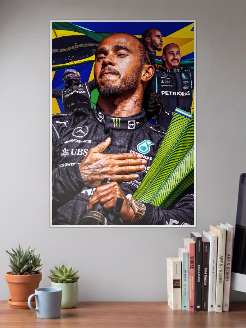 LEWIS HAMILTON CHAMPION Poster