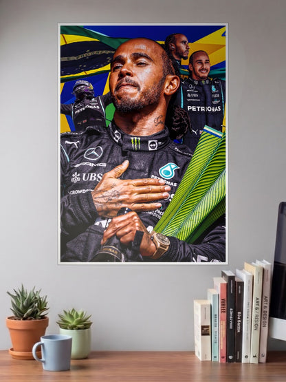 LEWIS HAMILTON CHAMPION Poster