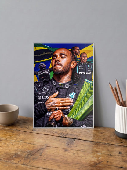 LEWIS HAMILTON CHAMPION Poster