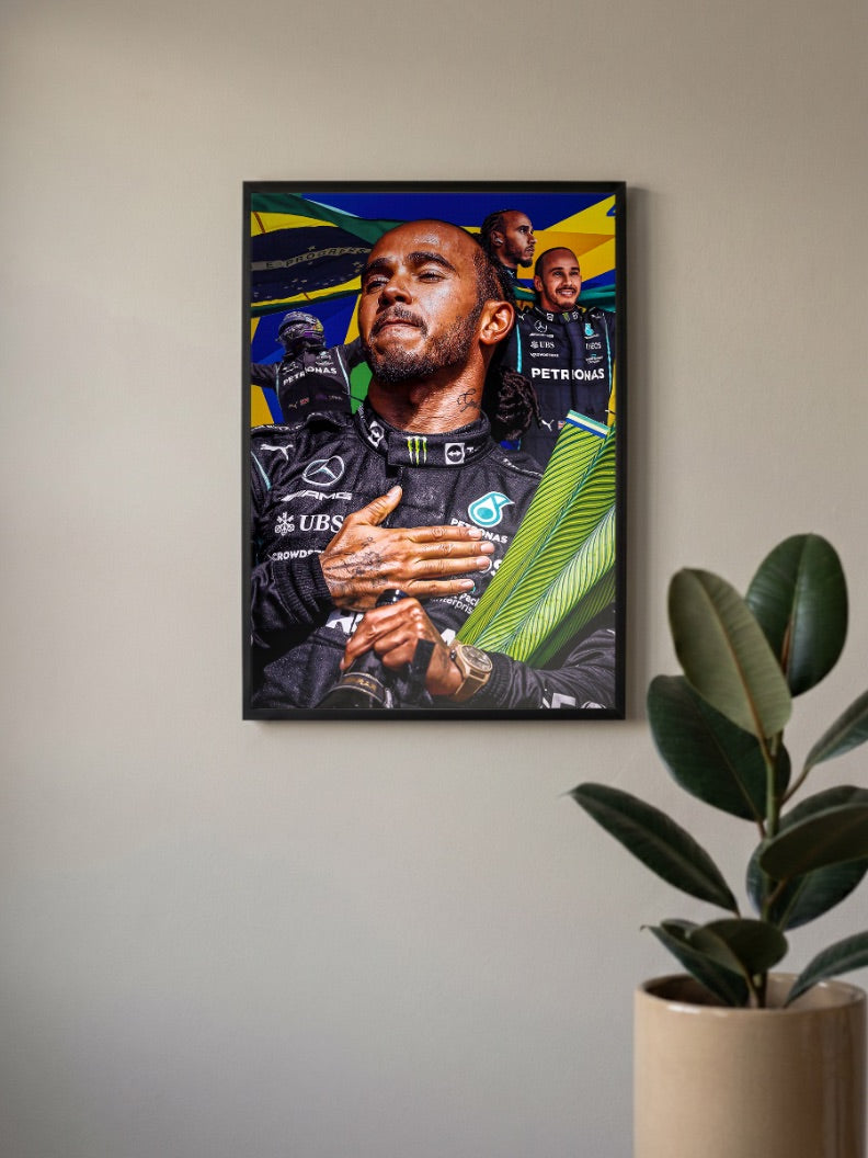 LEWIS HAMILTON CHAMPION Poster