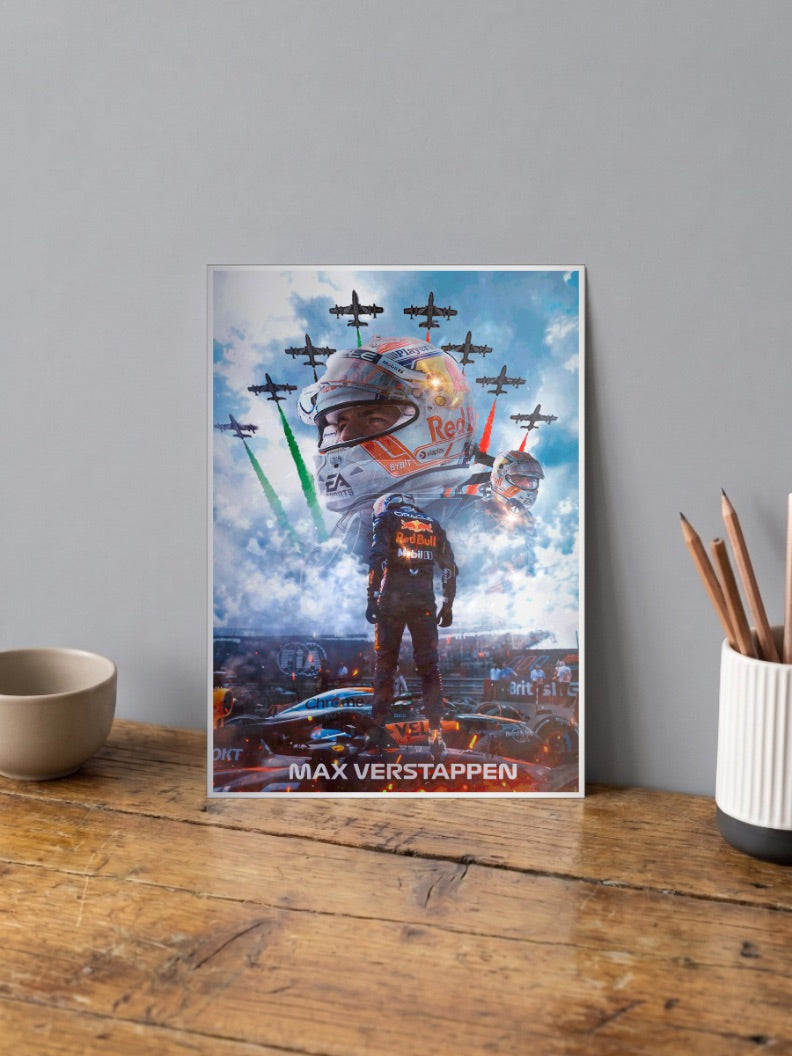Lane of Freedom Max Verstappen Poster