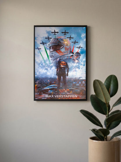 Lane of Freedom Max Verstappen Poster