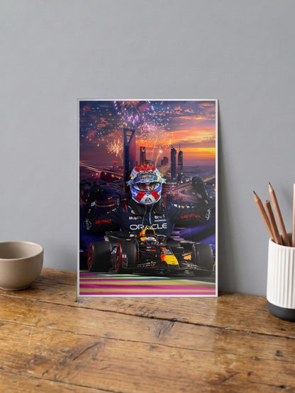 Max Verstappen Winner Poster