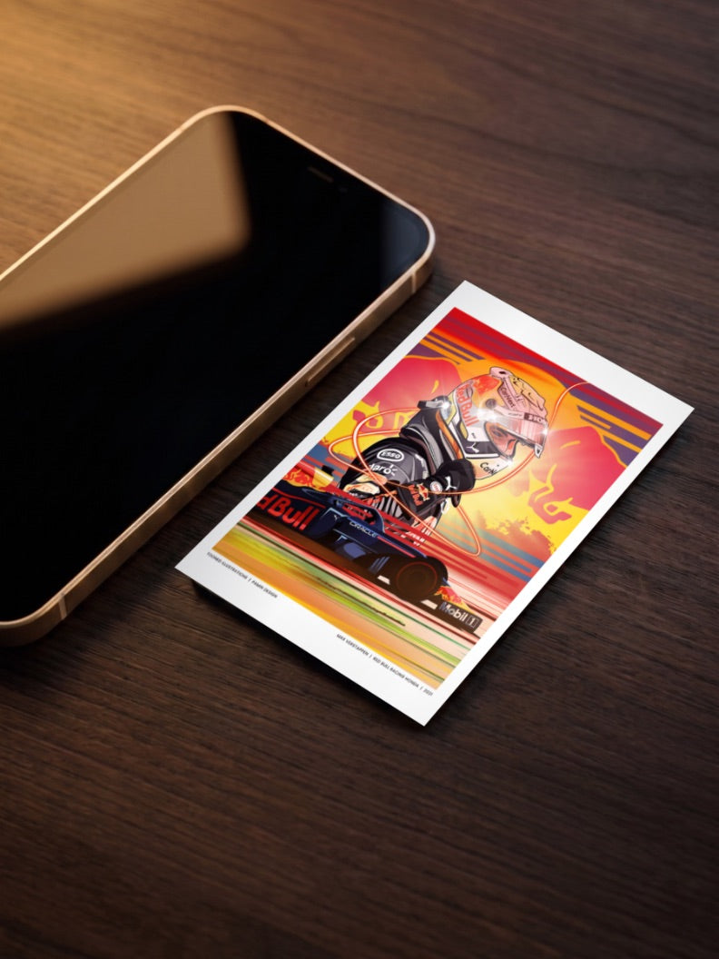 Max Verstappen Monaco Win Poster