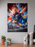 Max Verstappen F1 Poster