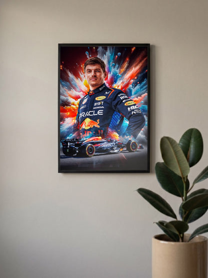 Max Verstappen F1 Poster