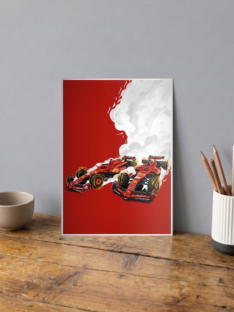 Ferrari F1 Poster