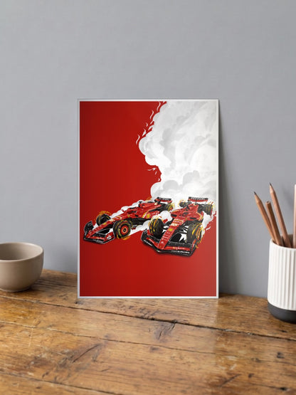 Ferrari F1 Poster