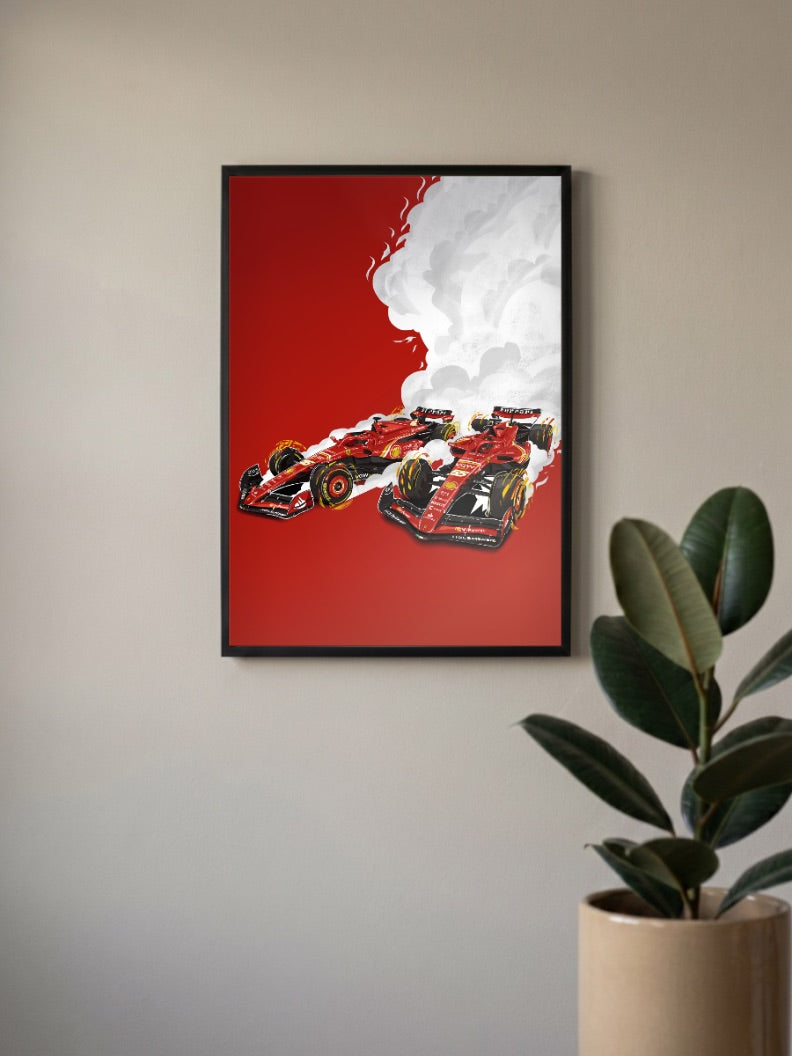 Ferrari F1 Poster