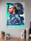 Lewis Hamilton Formula 1 Poster