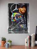Lewis Hamilton MERCEDES AMG F1 Poster
