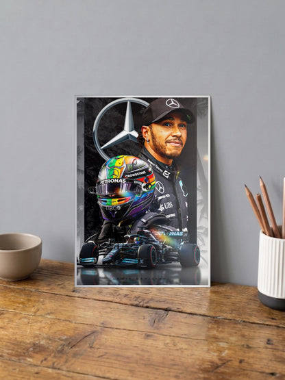 Lewis Hamilton MERCEDES AMG F1 Poster