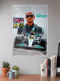 Lewis Hamilton MERCEDES Poster