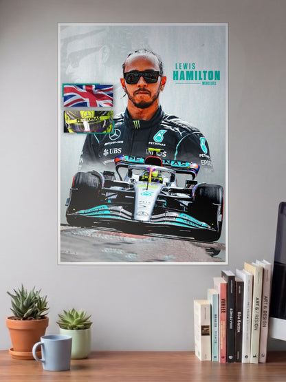 Lewis Hamilton MERCEDES Poster