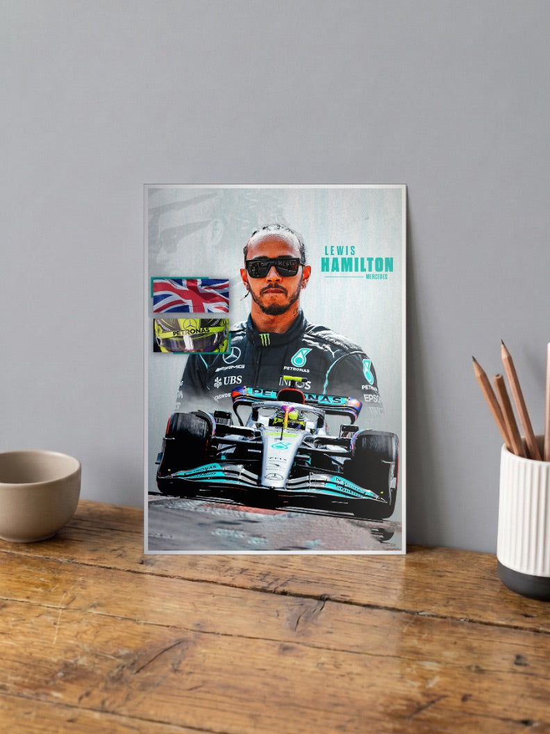 Lewis Hamilton MERCEDES Poster