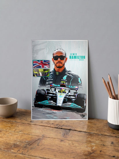 Lewis Hamilton MERCEDES Poster