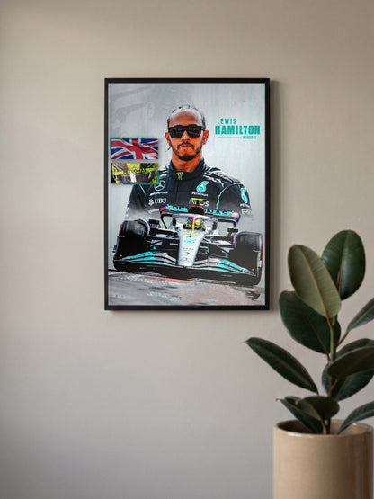 Lewis Hamilton MERCEDES Poster