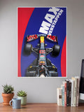 Max Verstappen Ferrari F1 Poster