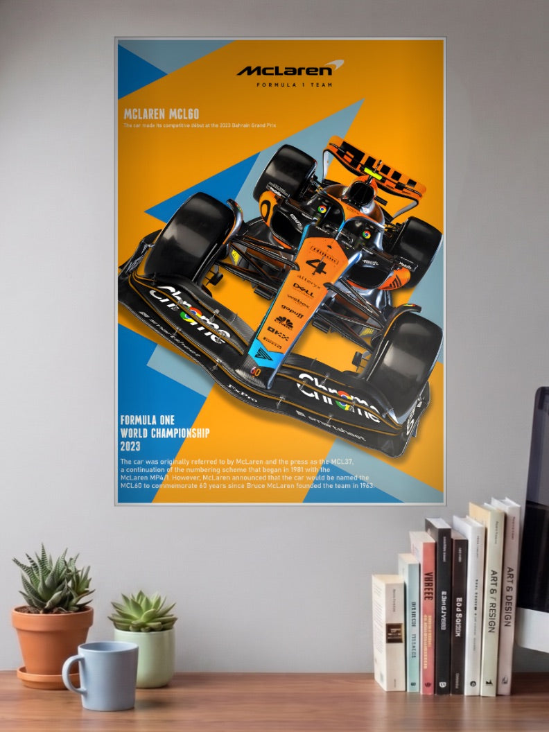 McLaren MCL60 Official F1 Poster