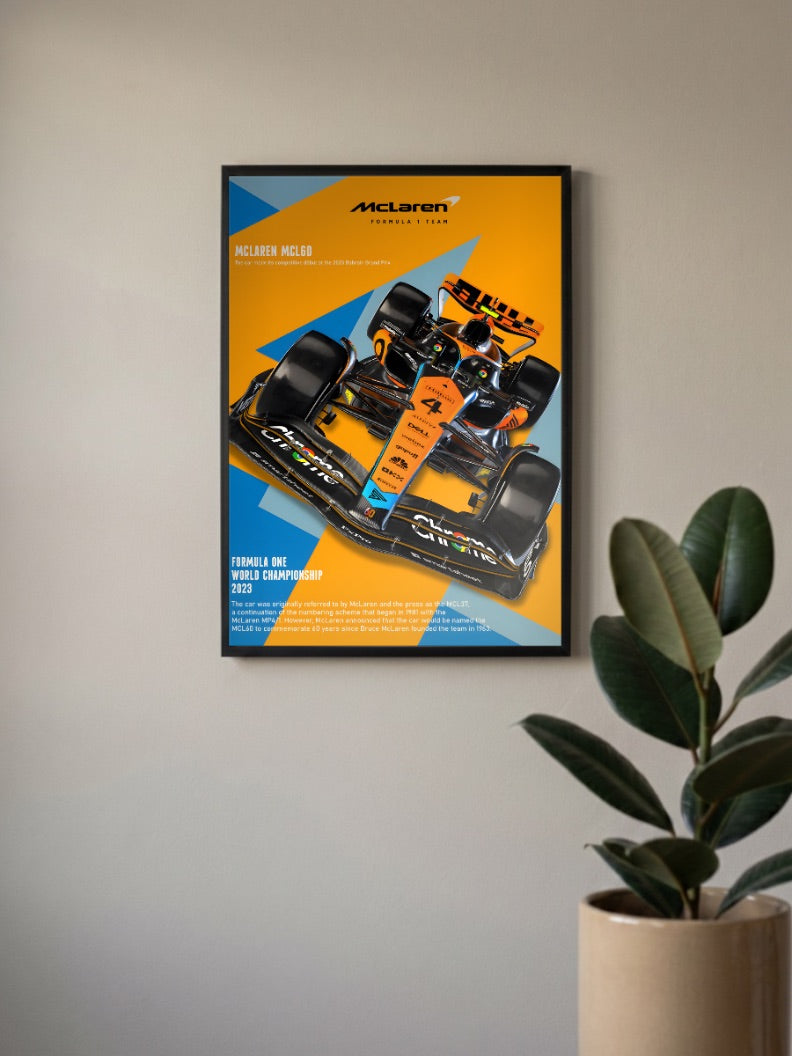McLaren MCL60 Official F1 Poster