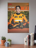 Oscar Piastri McLaren 81 F1 Poster