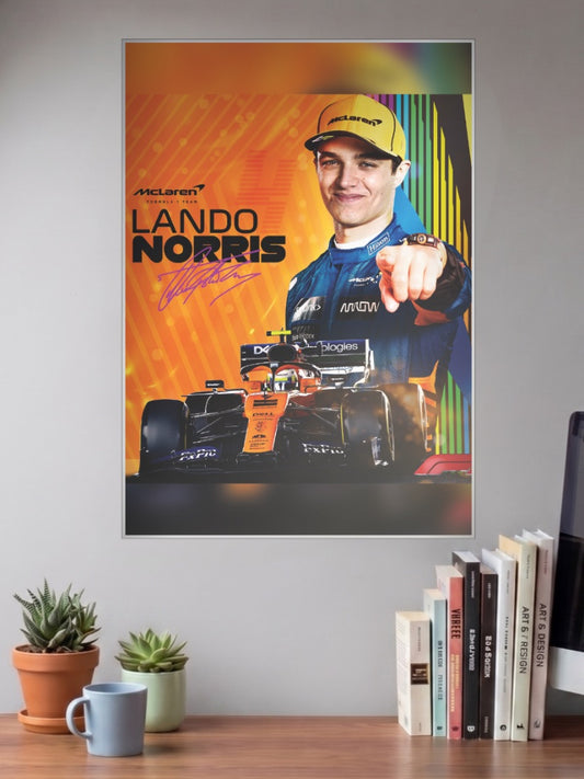 Lando Norris McLaren F1 Poster