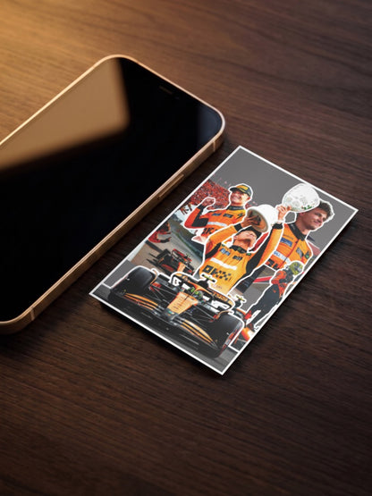 McLaren 2025 Norris Piastri F1 Poster