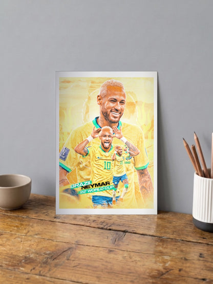 Champion Spirit | Neymar | Football Poster