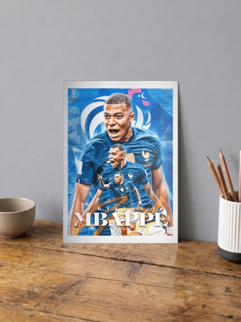 Kylian Mbappe | Football Poster