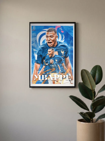 Kylian Mbappe | Football Poster