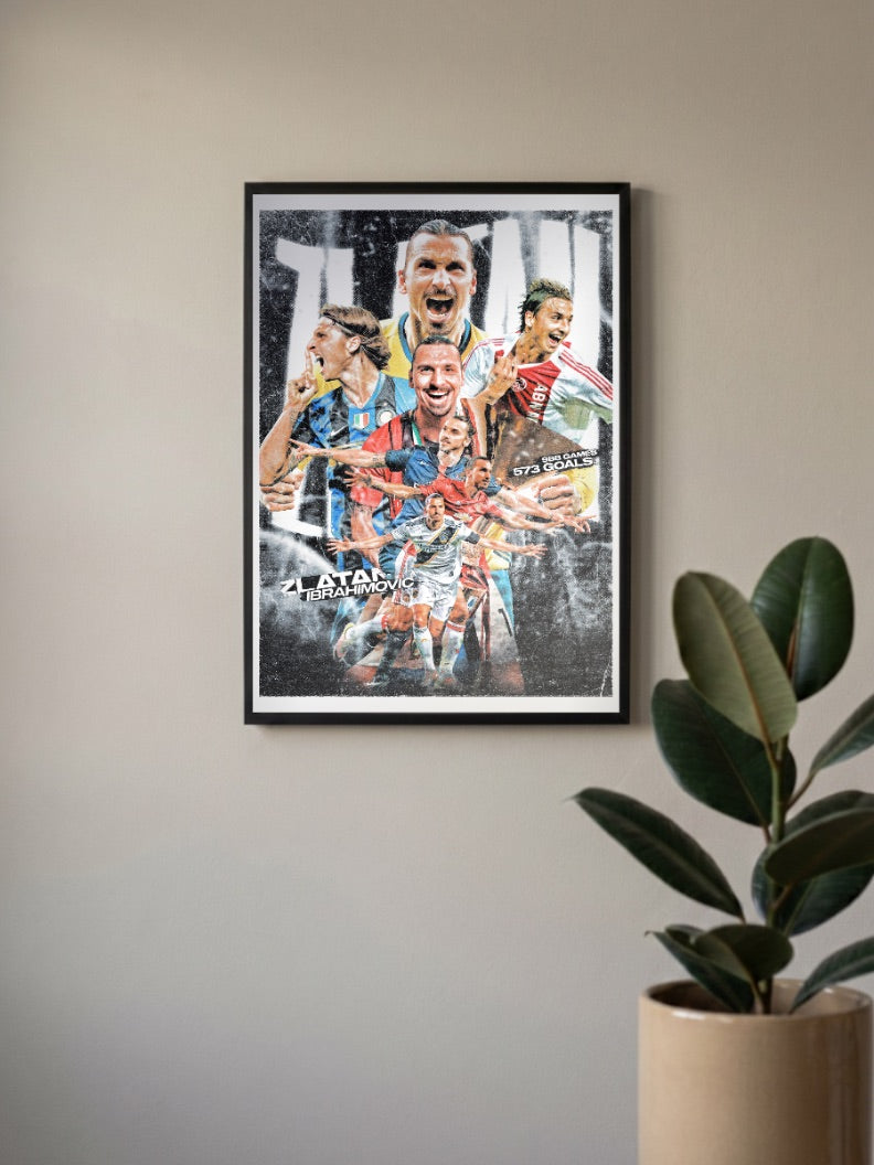GOAT Moment | Zlatan Ibrahimovic | Football Poster
