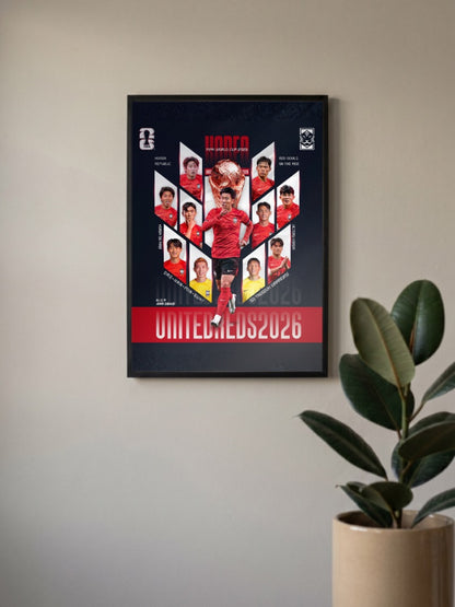 Road to Glory | South Korea National Team | Football Poster