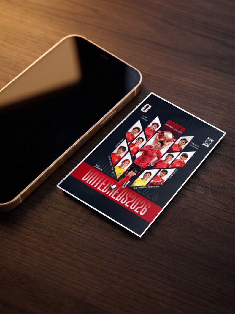 Road to Glory | South Korea National Team | Football Poster