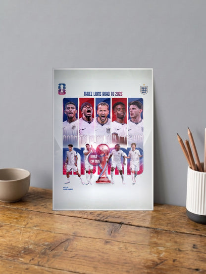 Stadium Legends | England National Team | Football Poster