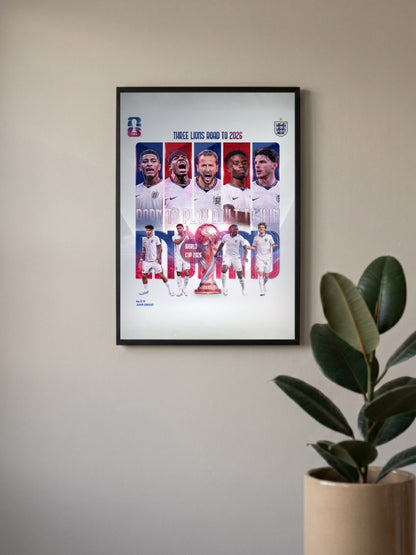 Stadium Legends | England National Team | Football Poster