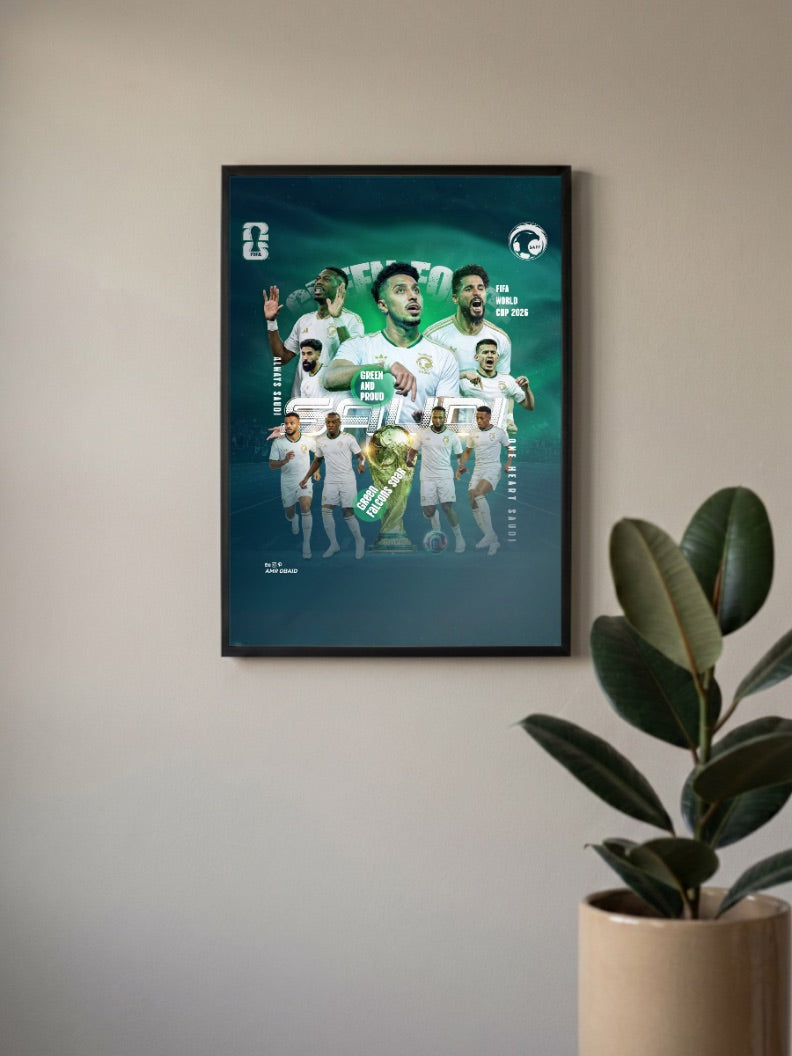 Golden Generation | Saudi Arabia National Team | Football Poster