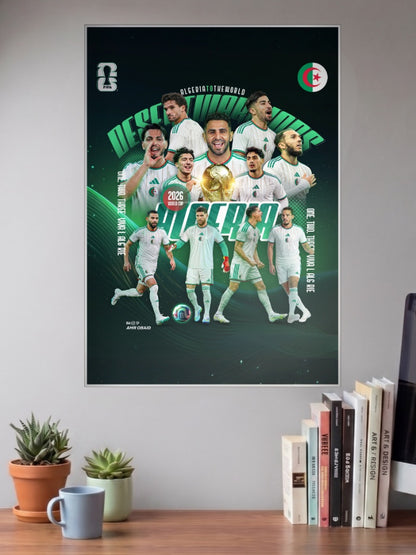 World Cup Dream | Algeria National Team | Football Poster