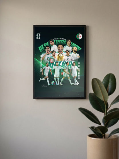 World Cup Dream | Algeria National Team | Football Poster