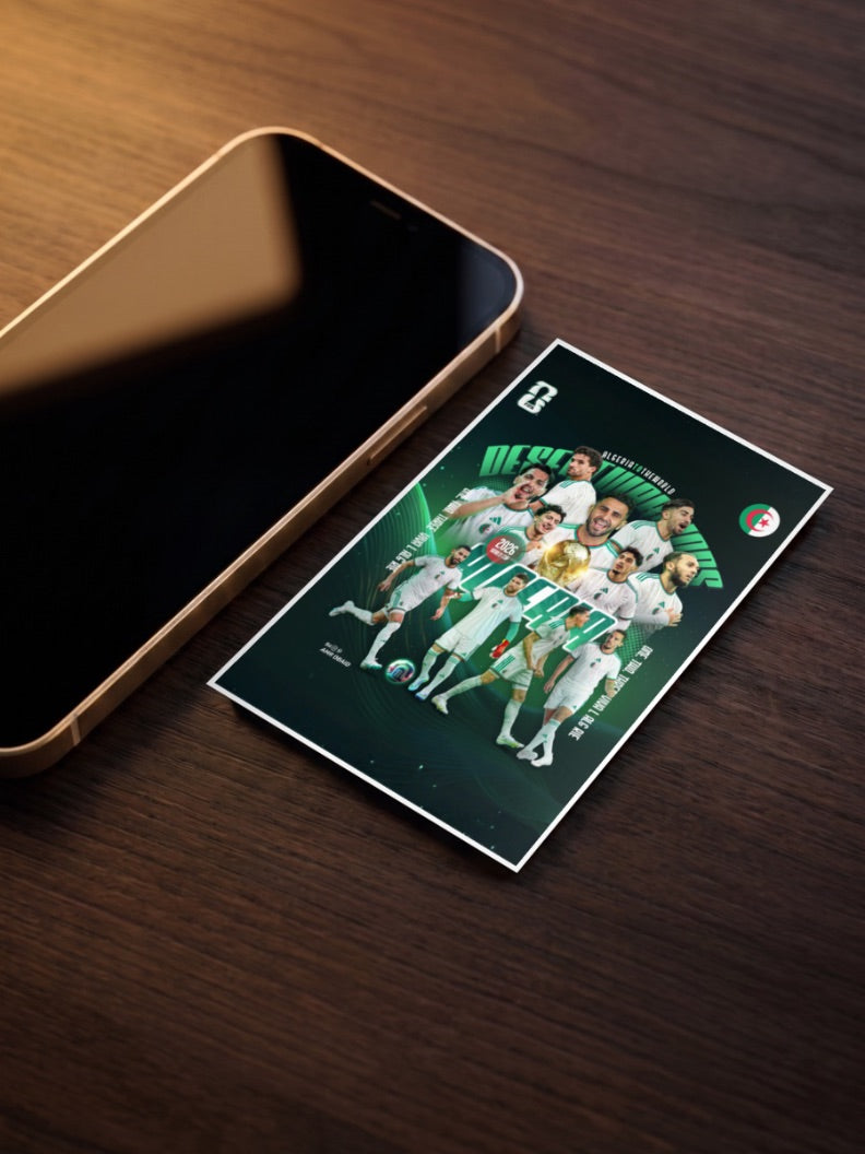 World Cup Dream | Algeria National Team | Football Poster