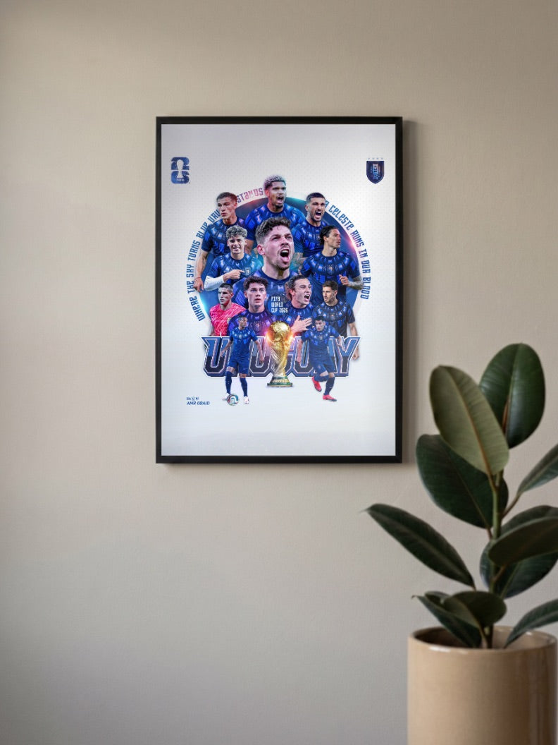 Glory Chasers | Uruguay National Team | Football Poster